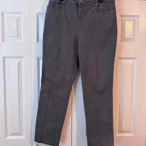 Gloria Vanderbilt Women's Charcoal Straight Leg Jeans